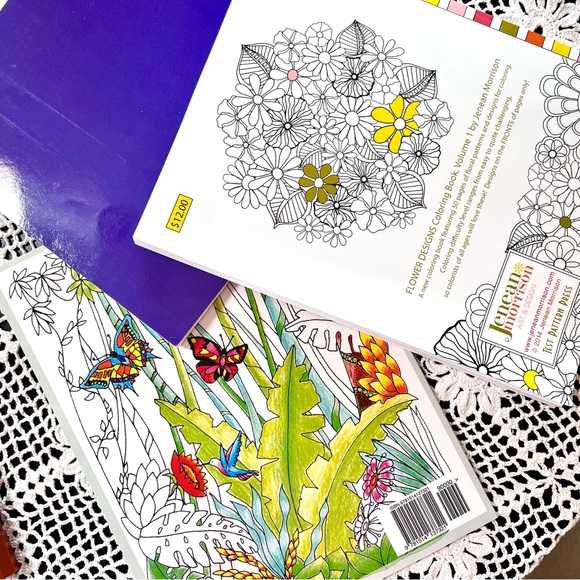 Destress Meditation Adult Coloring Books Set Of Three - Picture 7 of 8